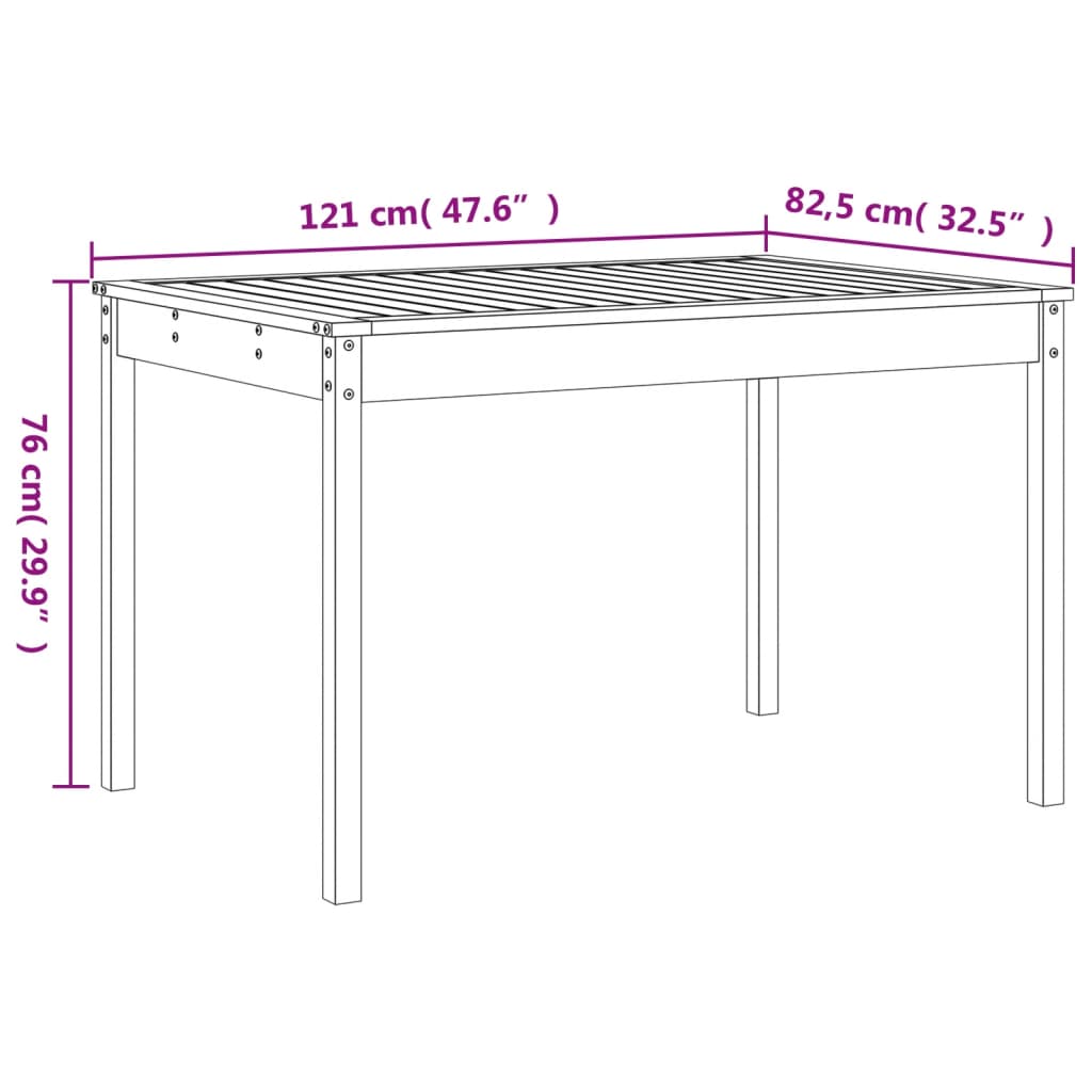 5-delige Tuinset massief grenenhout grijs Tuinsets | Creëer jouw Trendy Thuis | Gratis bezorgd & Retour | Trendy.nl