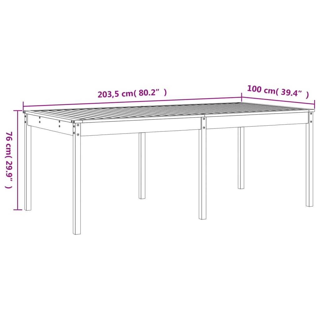 17-delige Tuinset massief grenenhout honingbruin Tuinsets | Creëer jouw Trendy Thuis | Gratis bezorgd & Retour | Trendy.nl