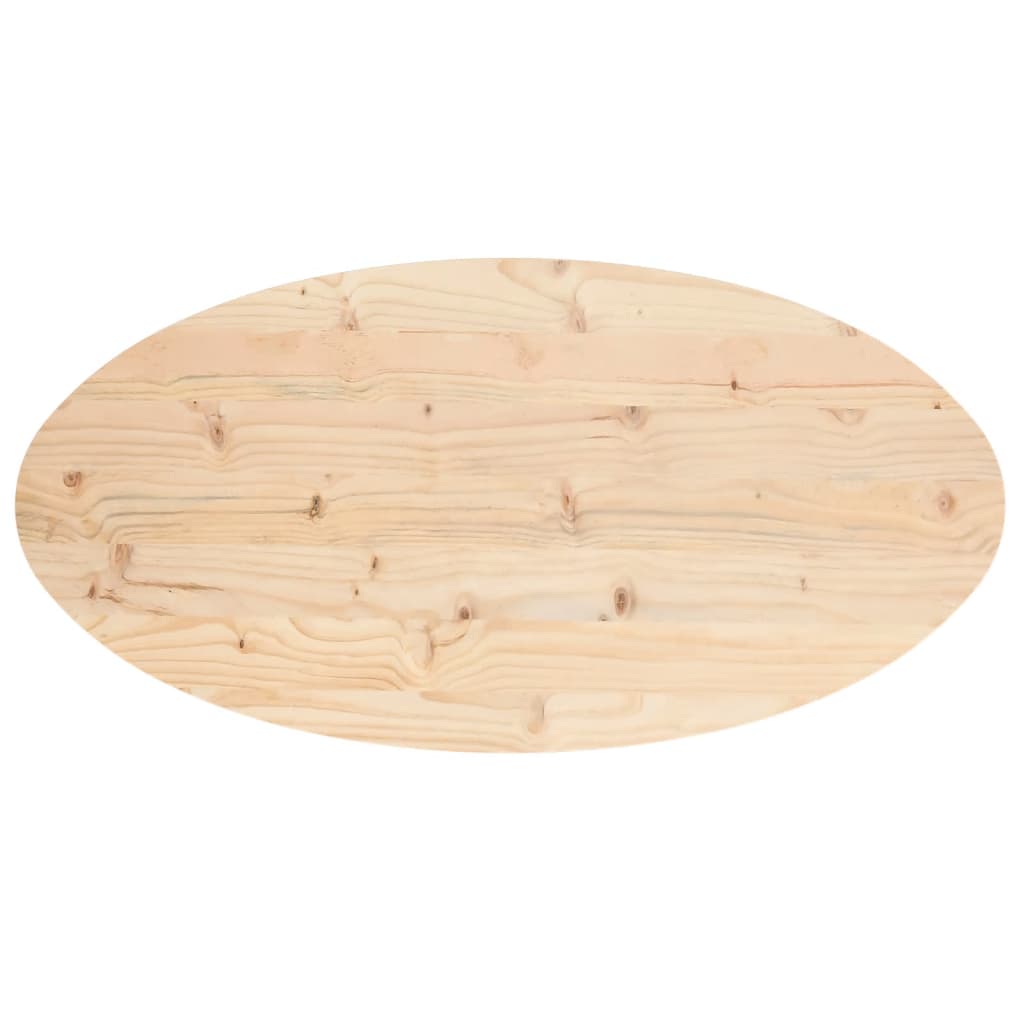 Tafelblad ovaal 110x55x2,5 cm massief grenenhout Tafelbladen | Creëer jouw Trendy Thuis | Gratis bezorgd & Retour | Trendy.nl