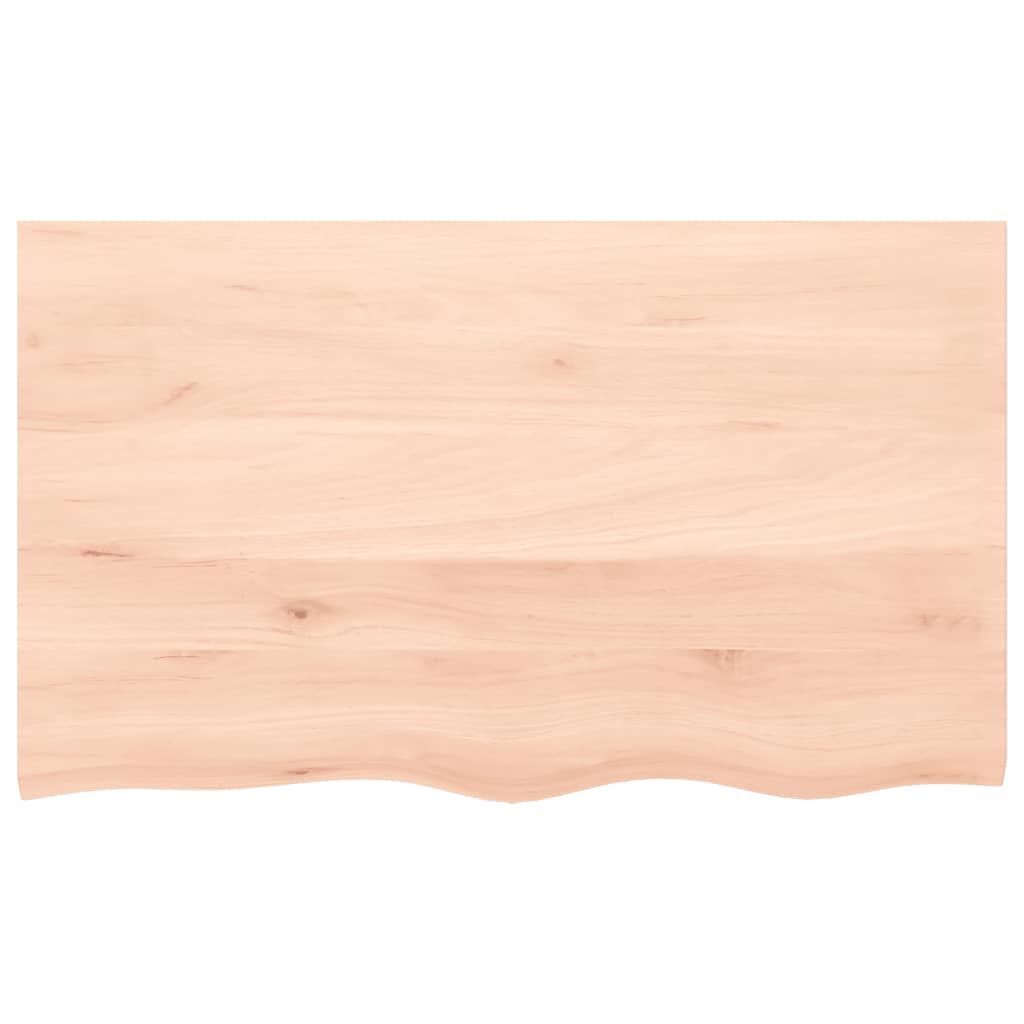 Wandschap 100x60x6 cm onbehandeld massief eikenhout Wandplanken | Creëer jouw Trendy Thuis | Gratis bezorgd & Retour | Trendy.nl