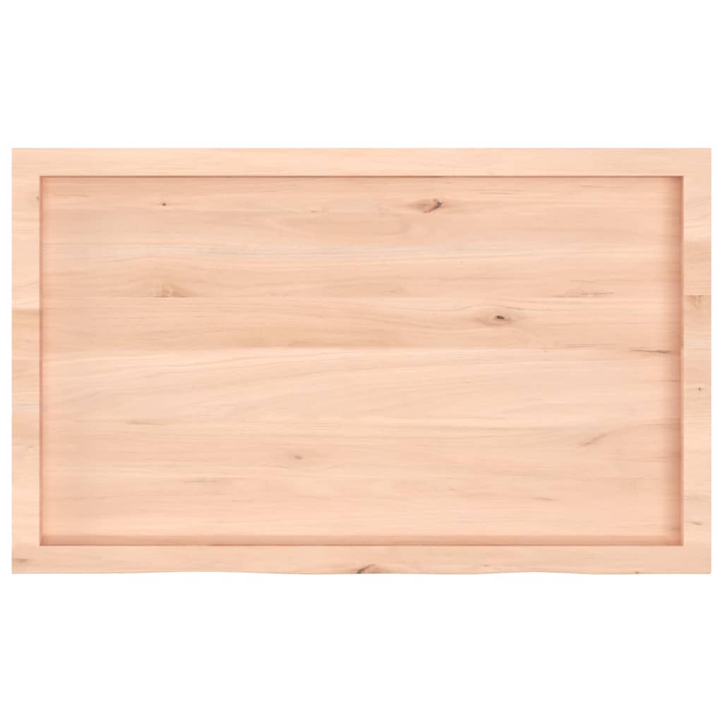 Wandschap 100x60x6 cm onbehandeld massief eikenhout Wandplanken | Creëer jouw Trendy Thuis | Gratis bezorgd & Retour | Trendy.nl