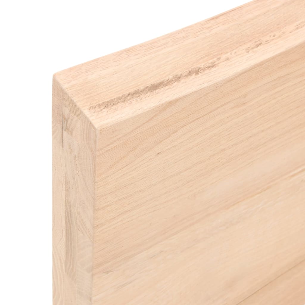 Wandschap 100x60x6 cm onbehandeld massief eikenhout Wandplanken | Creëer jouw Trendy Thuis | Gratis bezorgd & Retour | Trendy.nl