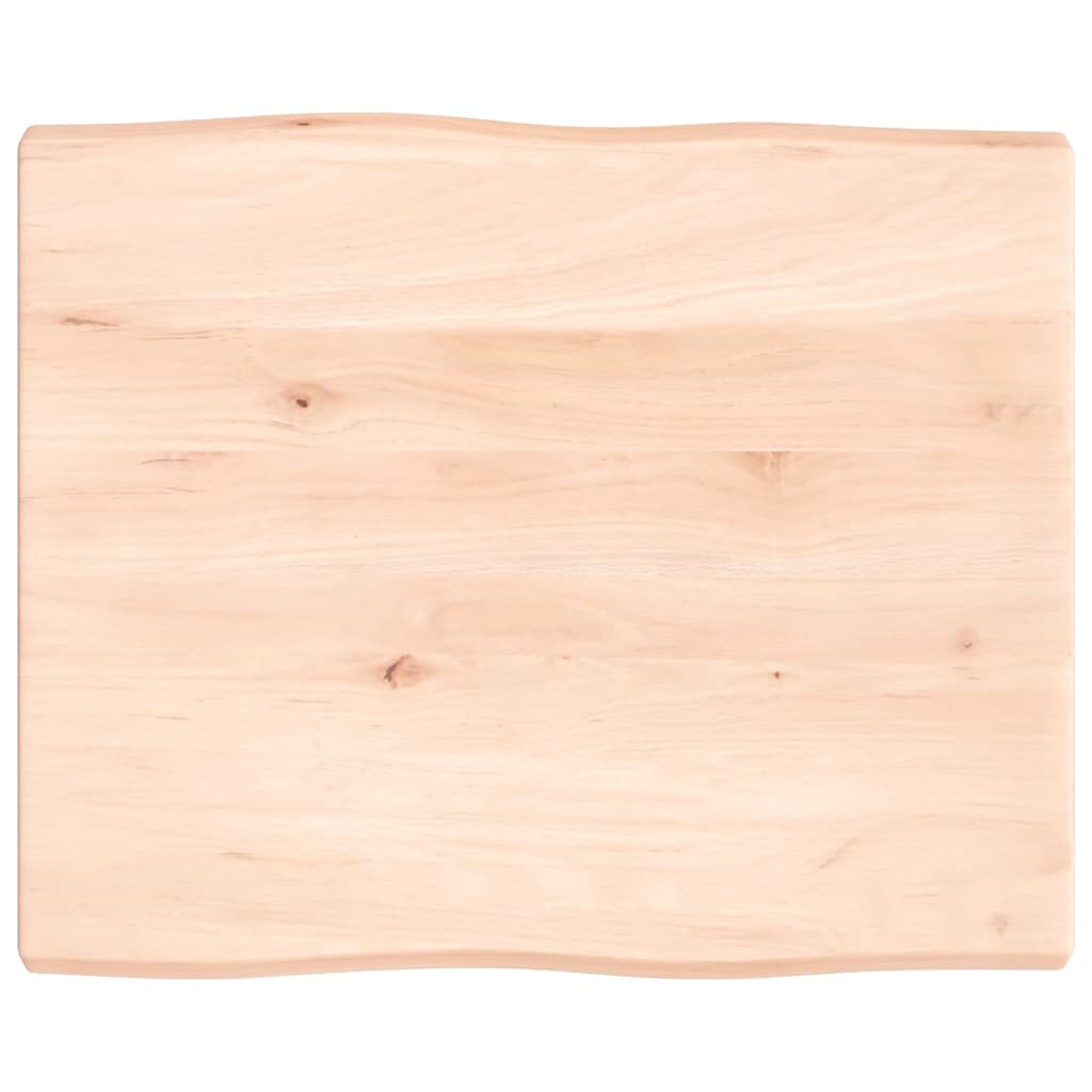 Trendy Tafelblad natuurlijke rand 60x50x(2-4) cm massief eikenhout Tafelbladen | Creëer jouw Trendy Thuis | Gratis bezorgd & Retour | Trendy.nl