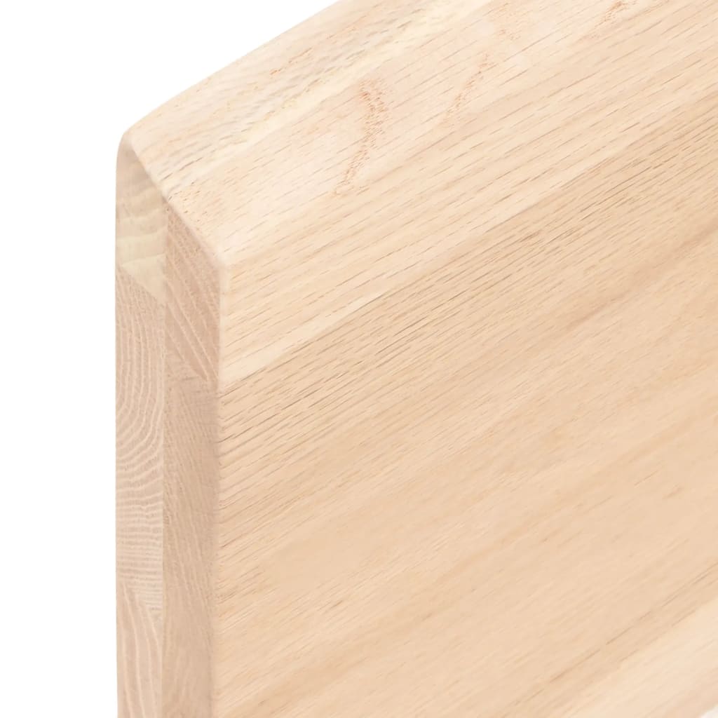 Trendy Tafelblad natuurlijke rand 60x50x(2-4) cm massief eikenhout Tafelbladen | Creëer jouw Trendy Thuis | Gratis bezorgd & Retour | Trendy.nl