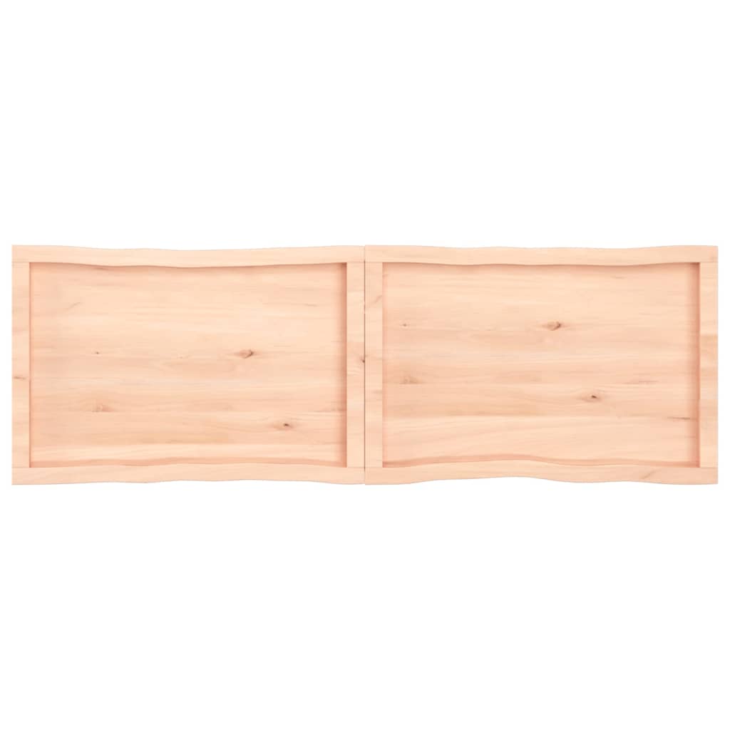 Trendy tafelblad natuurlijke rand 160x50x(2-6) cm massief eikenhout Tafelbladen | Creëer jouw Trendy Thuis | Gratis bezorgd & Retour | Trendy.nl