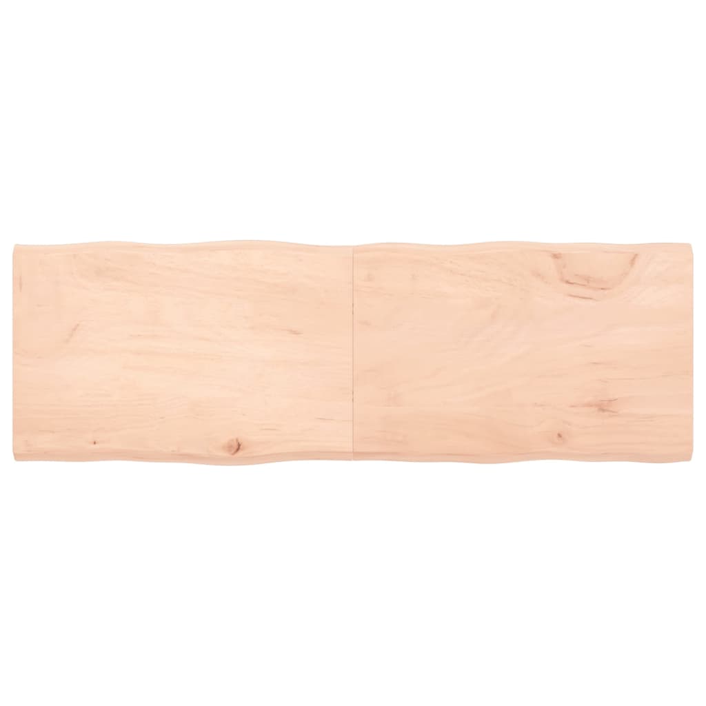 Trendy Tafelblad natuurlijke rand 180x60x(2-4) cm massief eikenhout Tafelbladen | Creëer jouw Trendy Thuis | Gratis bezorgd & Retour | Trendy.nl