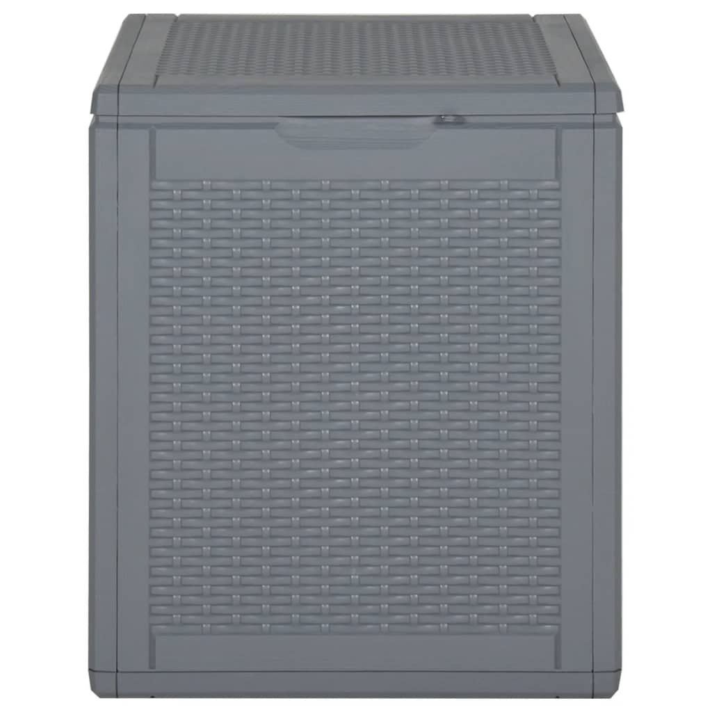 Tuinbox 90 L PP rattan grijs Opbergboxen voor buiten | Creëer jouw Trendy Thuis | Gratis bezorgd & Retour | Trendy.nl