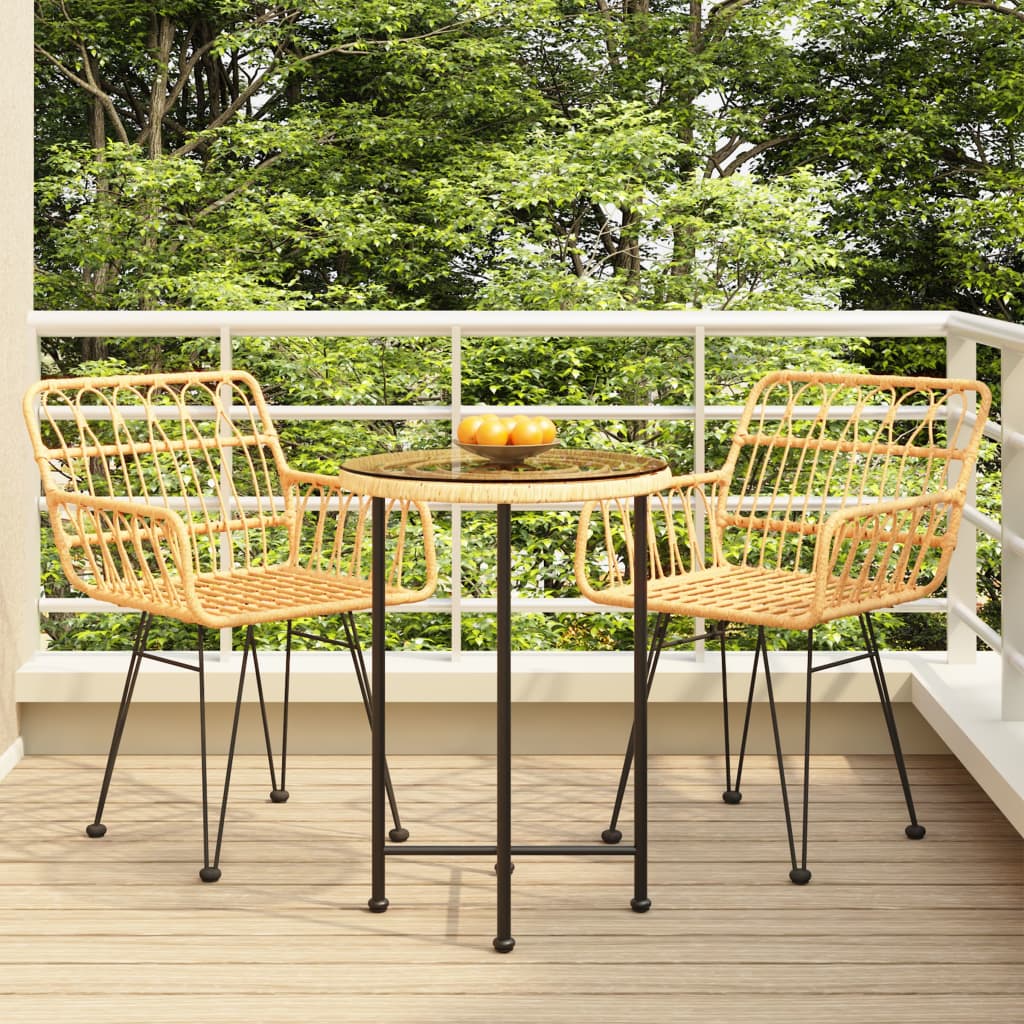 3-delige Tuinset poly rattan Tuinsets | Creëer jouw Trendy Thuis | Gratis bezorgd & Retour | Trendy.nl