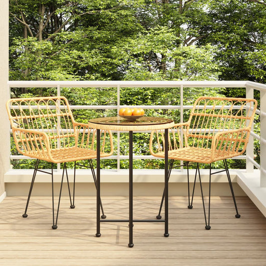 3-delige Tuinset poly rattan Tuinsets | Creëer jouw Trendy Thuis | Gratis bezorgd & Retour | Trendy.nl