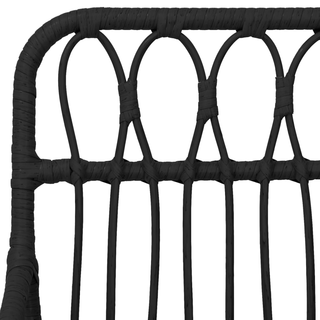 3-delige Tuinset poly rattan zwart Tuinsets | Creëer jouw Trendy Thuis | Gratis bezorgd & Retour | Trendy.nl