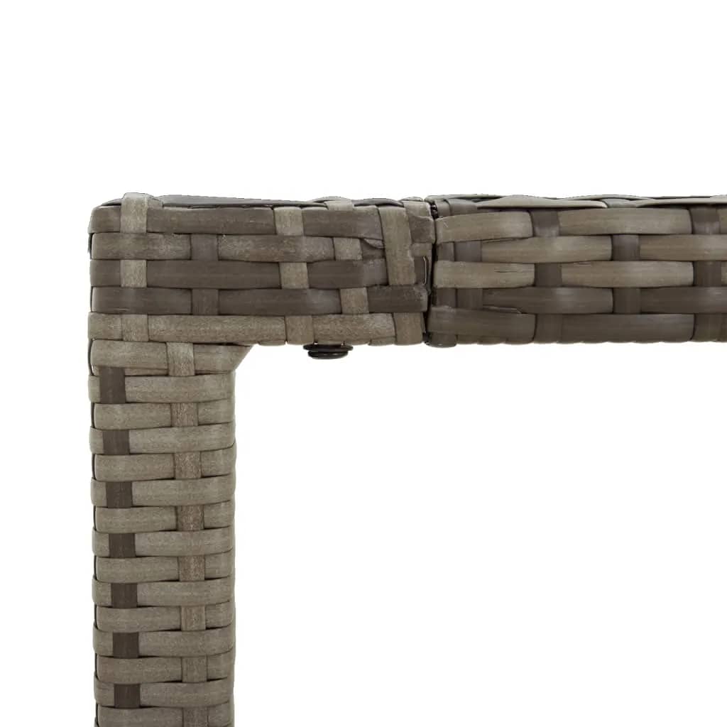 3-delige Tuinset met kussens poly rattan grijs Tuinsets | Creëer jouw Trendy Thuis | Gratis bezorgd & Retour | Trendy.nl