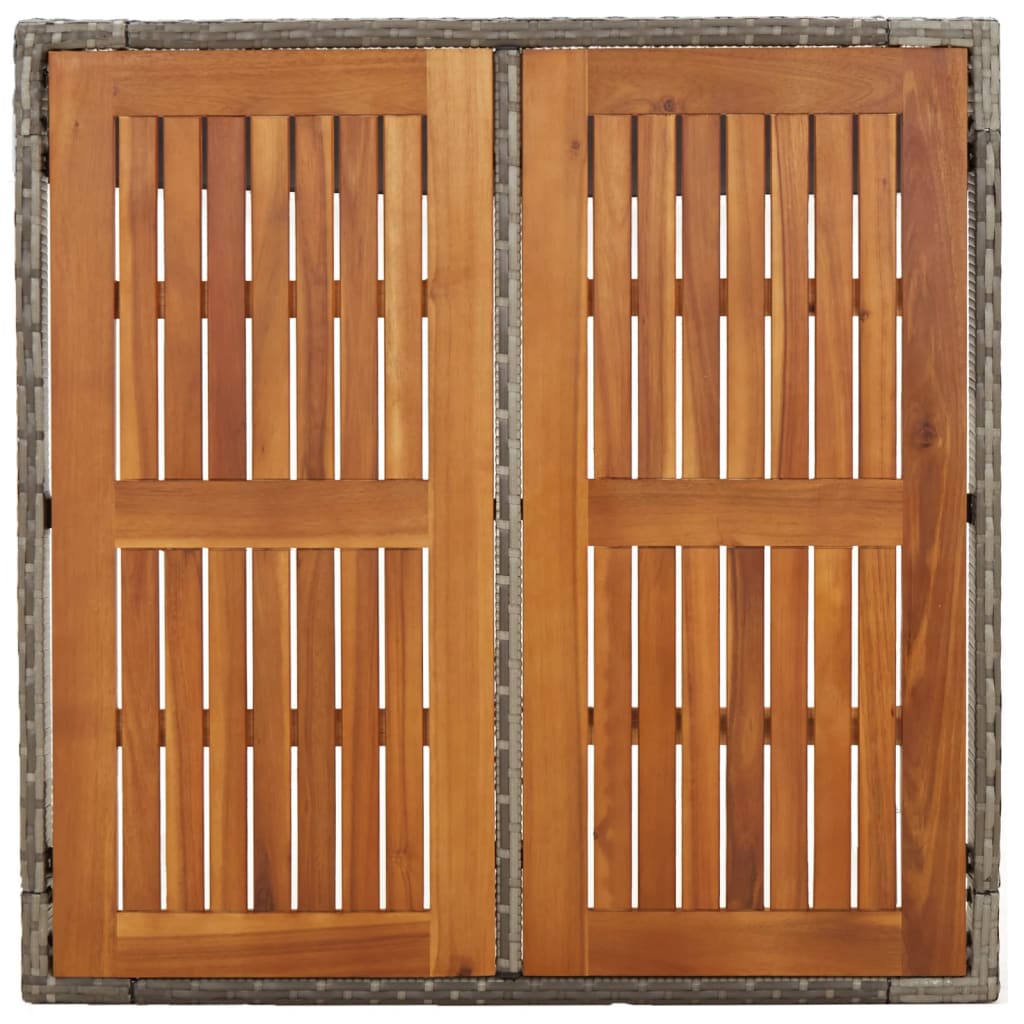 3-delige Tuinset met kussens poly rattan grijs Tuinsets | Creëer jouw Trendy Thuis | Gratis bezorgd & Retour | Trendy.nl