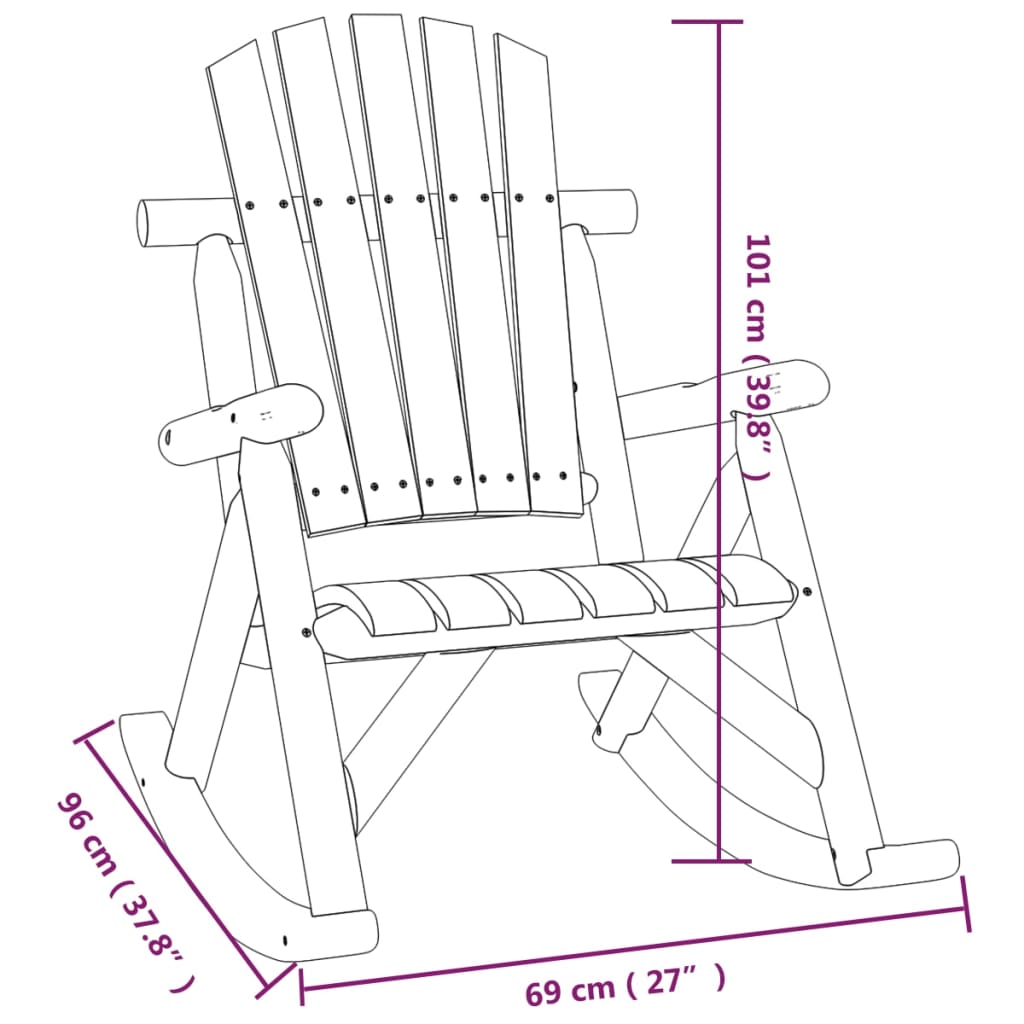 4-delige Loungeset massief vurenhout Tuinsets | Creëer jouw Trendy Thuis | Gratis bezorgd & Retour | Trendy.nl