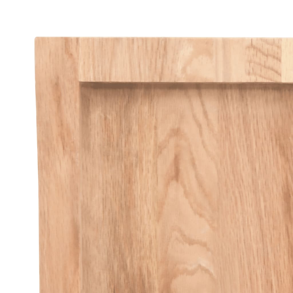 Wastafelblad 140x60x4 behandeld massief hout lichtbruin Aanrechtbladen | Creëer jouw Trendy Thuis | Gratis bezorgd & Retour | Trendy.nl