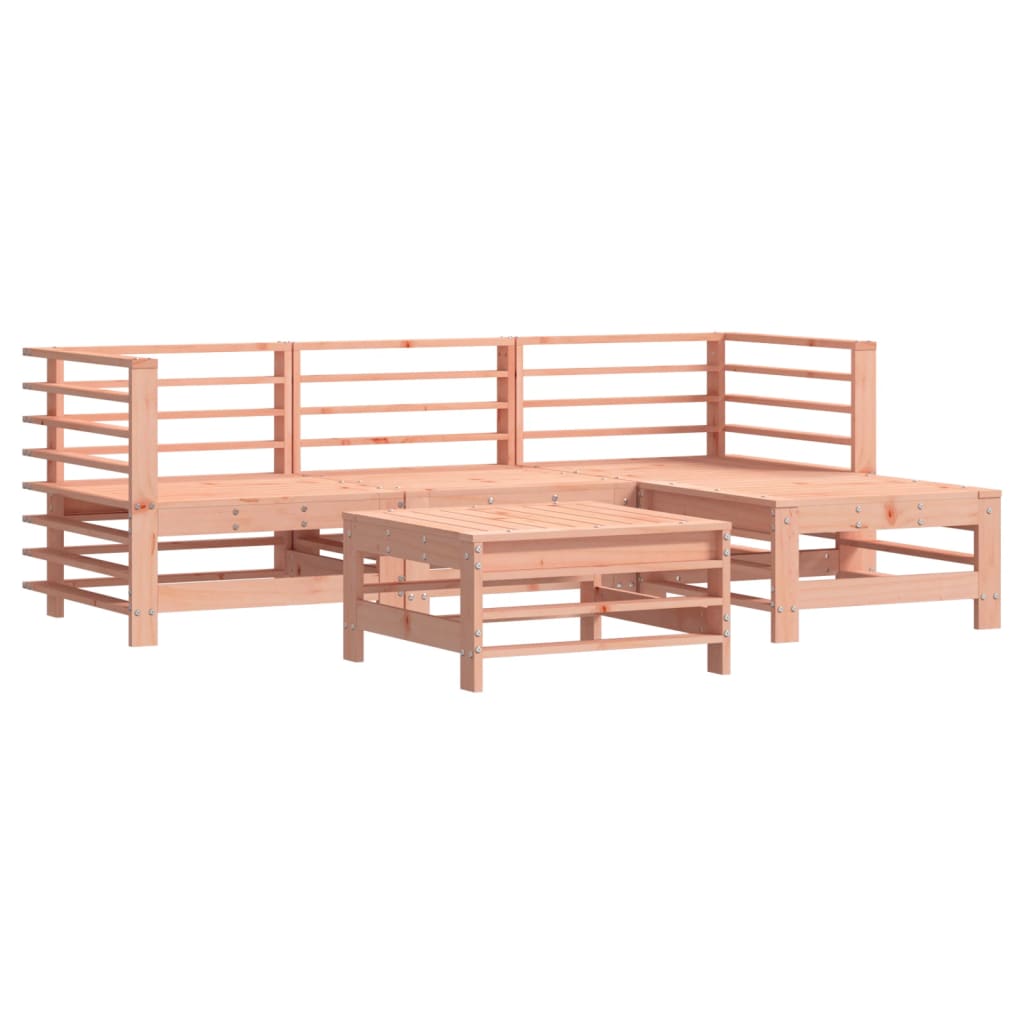 5-delige Loungeset met kussens massief douglashout Tuinsets | Creëer jouw Trendy Thuis | Gratis bezorgd & Retour | Trendy.nl