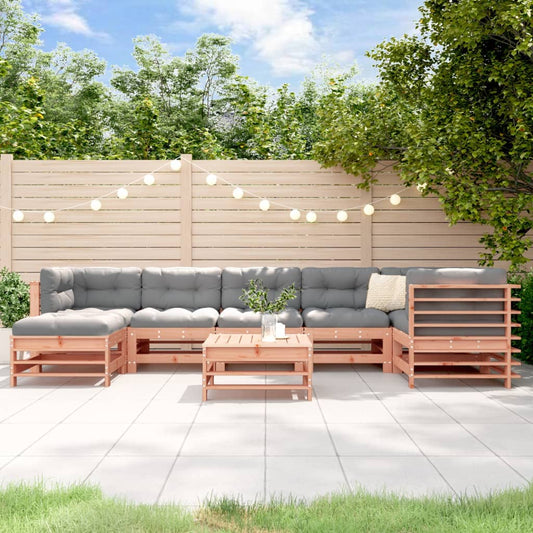 8-delige Loungeset met kussens massief douglashout Tuinsets | Creëer jouw Trendy Thuis | Gratis bezorgd & Retour | Trendy.nl