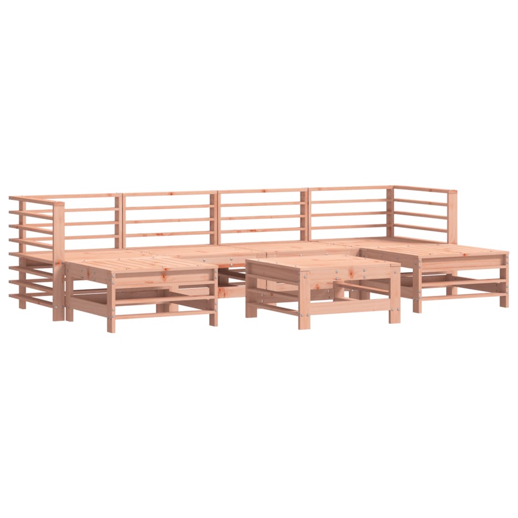 7-delige Loungeset met kussens massief douglashout Tuinsets | Creëer jouw Trendy Thuis | Gratis bezorgd & Retour | Trendy.nl