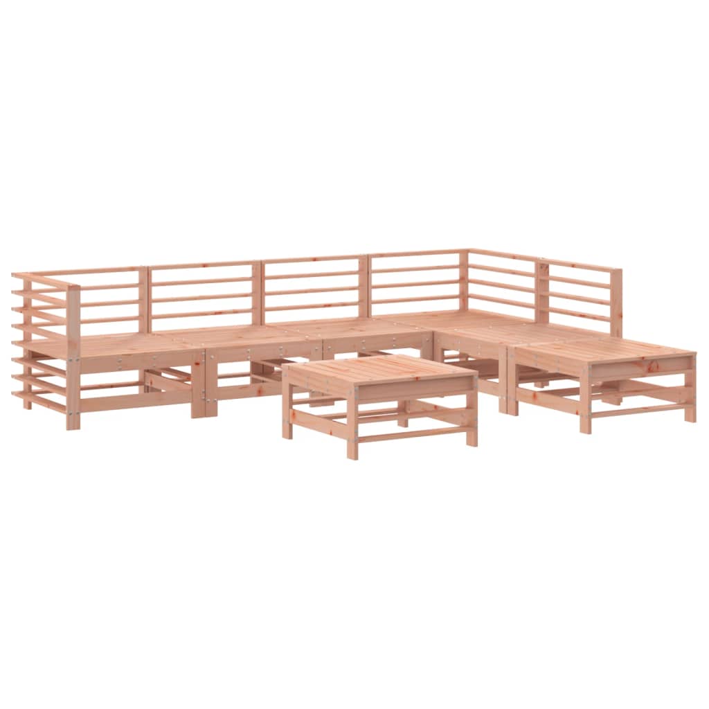 7-delige Loungeset met kussens massief douglashout Tuinsets | Creëer jouw Trendy Thuis | Gratis bezorgd & Retour | Trendy.nl