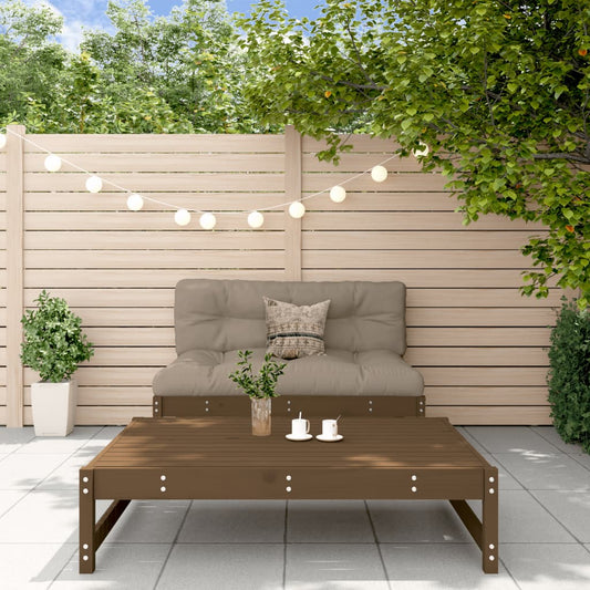 2-delige Loungeset met kussens massief hout honingbruin Tuinsets | Creëer jouw Trendy Thuis | Gratis bezorgd & Retour | Trendy.nl