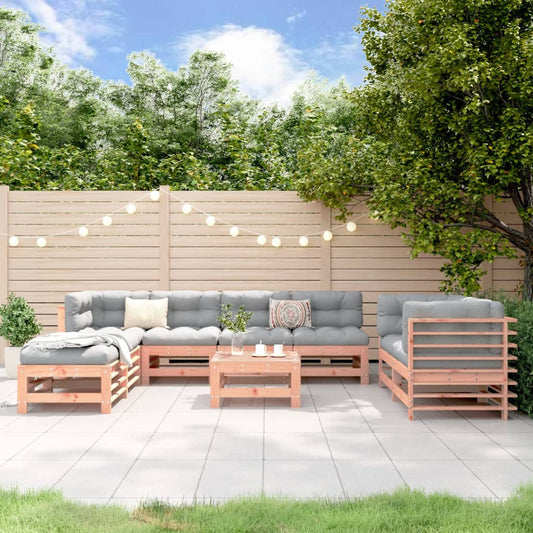 9-delige Loungeset massief douglashout Tuinsets | Creëer jouw Trendy Thuis | Gratis bezorgd & Retour | Trendy.nl