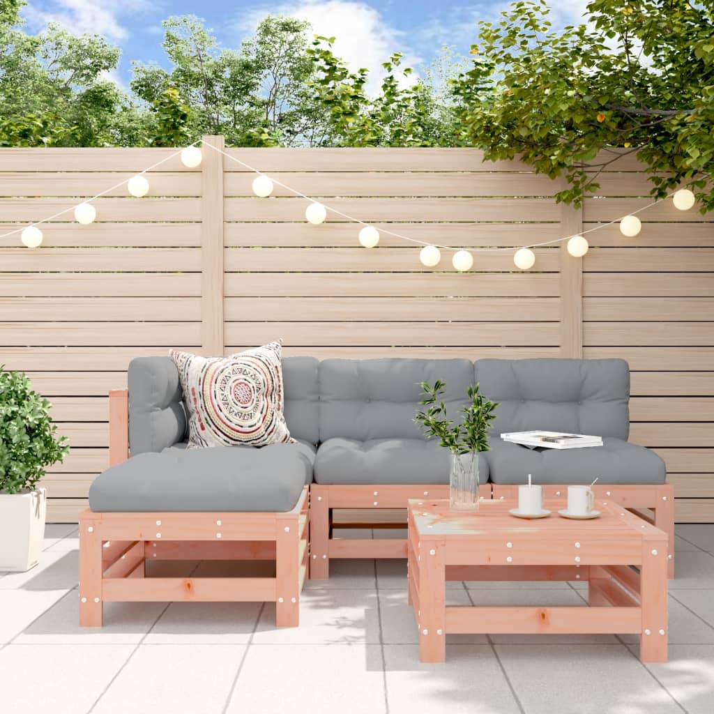 5-delige Loungeset massief douglashout Tuinsets | Creëer jouw Trendy Thuis | Gratis bezorgd & Retour | Trendy.nl