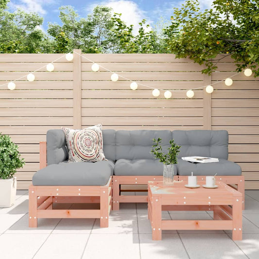 5-delige Loungeset massief douglashout Tuinsets | Creëer jouw Trendy Thuis | Gratis bezorgd & Retour | Trendy.nl