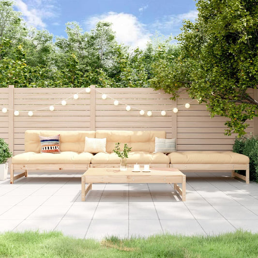 4-delige Loungeset massief grenenhout Tuinsets | Creëer jouw Trendy Thuis | Gratis bezorgd & Retour | Trendy.nl