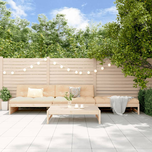 4-delige Loungeset massief grenenhout Tuinsets | Creëer jouw Trendy Thuis | Gratis bezorgd & Retour | Trendy.nl