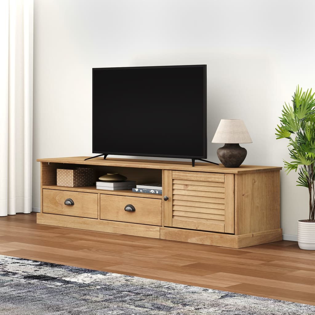 Tv-meubel VIGO 156x40x40 cm massief grenenhout Tv-meubels | Creëer jouw Trendy Thuis | Gratis bezorgd & Retour | Trendy.nl