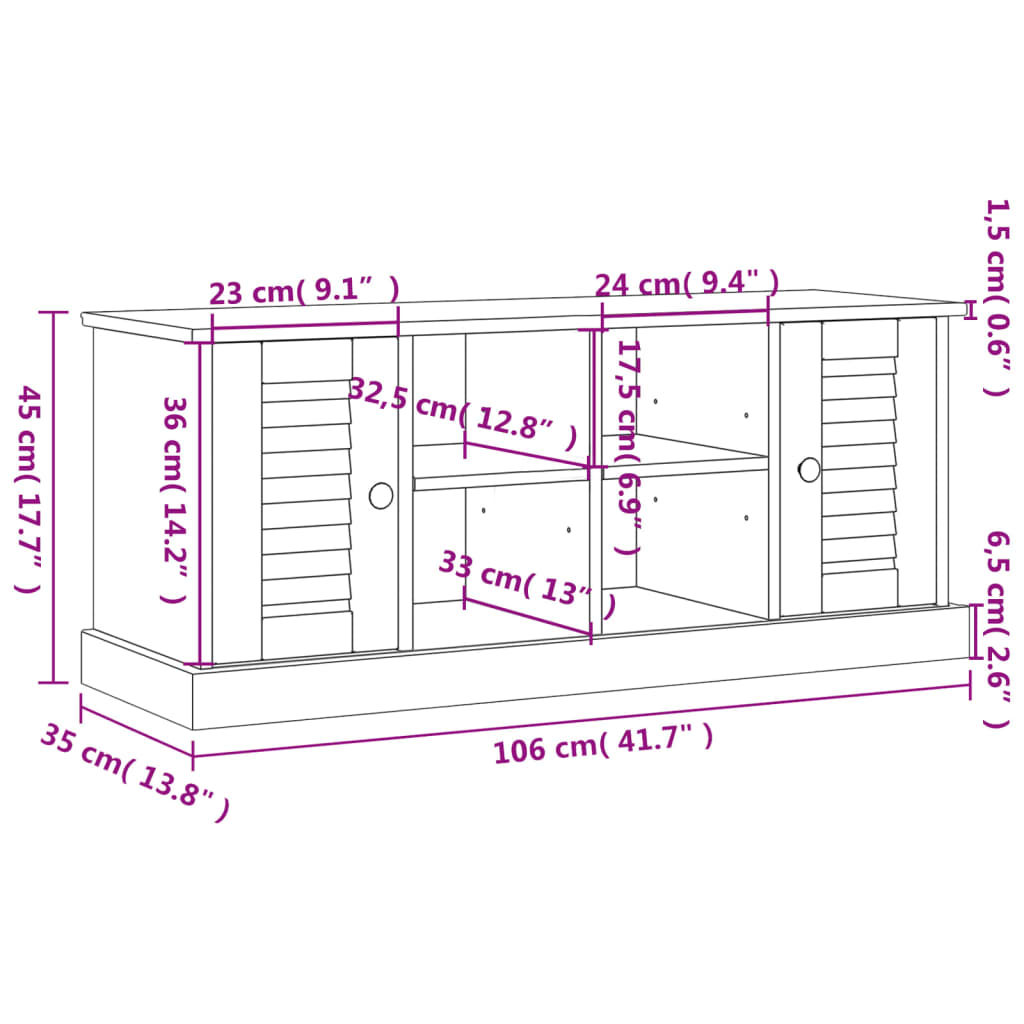 Schoenenbank VIGO 106x35x45 cm massief grenenhout Opberg- & halbankjes | Creëer jouw Trendy Thuis | Gratis bezorgd & Retour | Trendy.nl