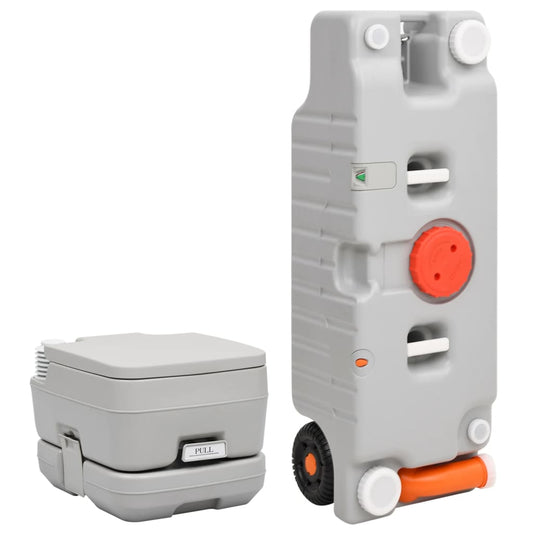 Campingtoilet en watertankset draagbaar Kamperen & wandelen | Creëer jouw Trendy Thuis | Gratis bezorgd & Retour | Trendy.nl