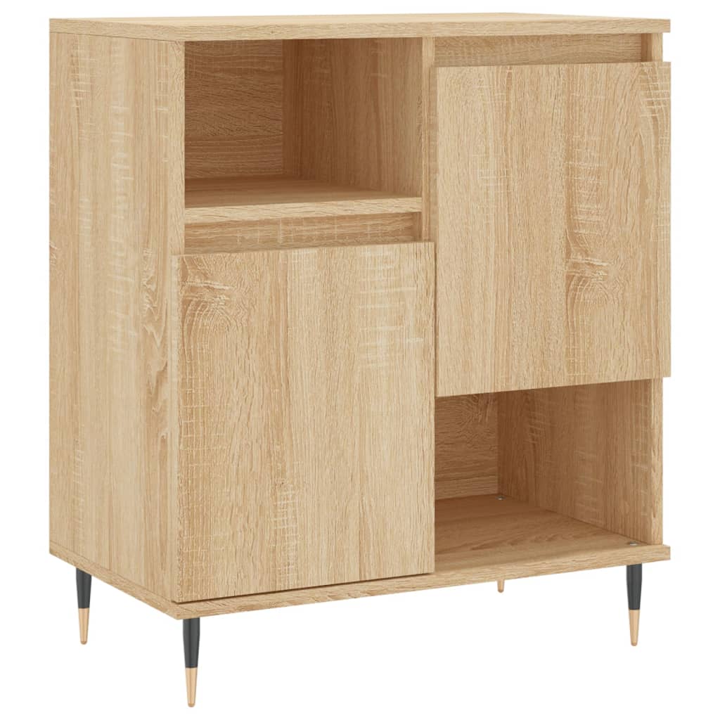 Dressoir 60x35x70 cm bewerkt hout sonoma eikenkleurig Dressoirs & buffetkasten | Creëer jouw Trendy Thuis | Gratis bezorgd & Retour | Trendy.nl