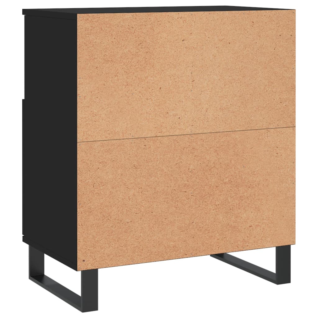 Dressoir 60x35x70 cm bewerkt hout zwart Dressoirs & buffetkasten | Creëer jouw Trendy Thuis | Gratis bezorgd & Retour | Trendy.nl