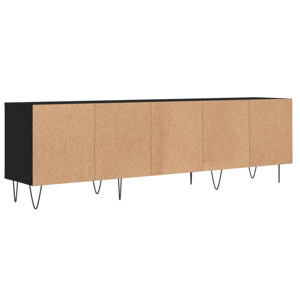 Tv-meubel 150x30x44,5 cm bewerkt hout zwart Tv-meubels | Creëer jouw Trendy Thuis | Gratis bezorgd & Retour | Trendy.nl