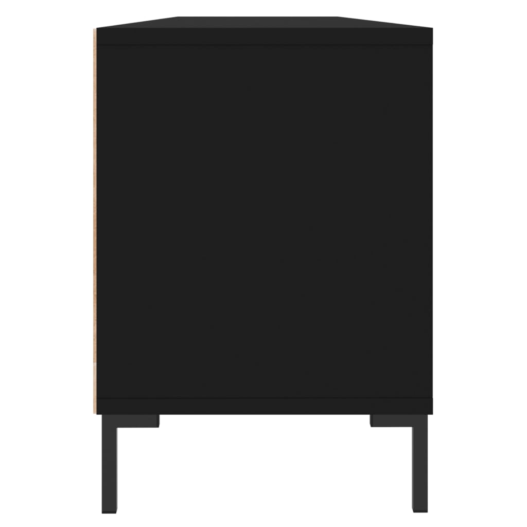 Tv-meubel 150x30x44,5 cm bewerkt hout zwart Tv-meubels | Creëer jouw Trendy Thuis | Gratis bezorgd & Retour | Trendy.nl