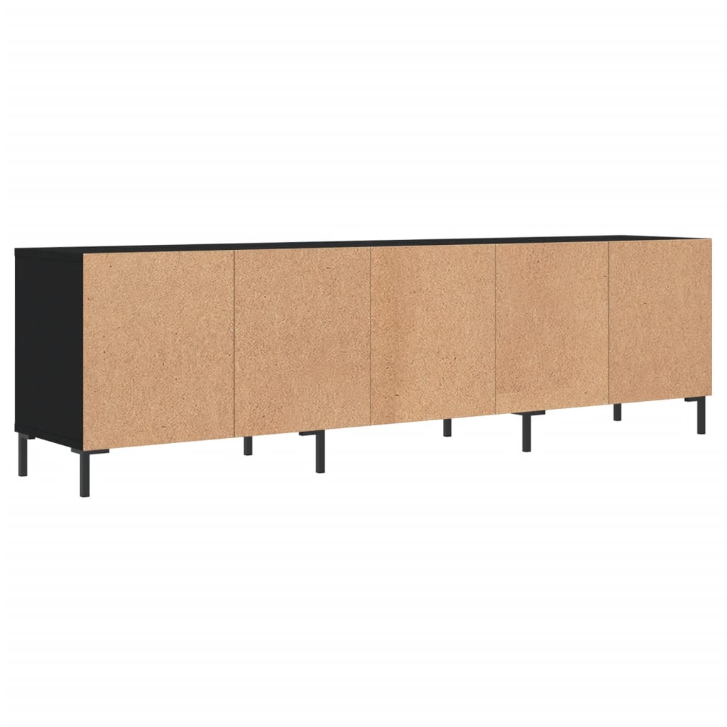 Tv-meubel 150x30x44,5 cm bewerkt hout zwart Tv-meubels | Creëer jouw Trendy Thuis | Gratis bezorgd & Retour | Trendy.nl