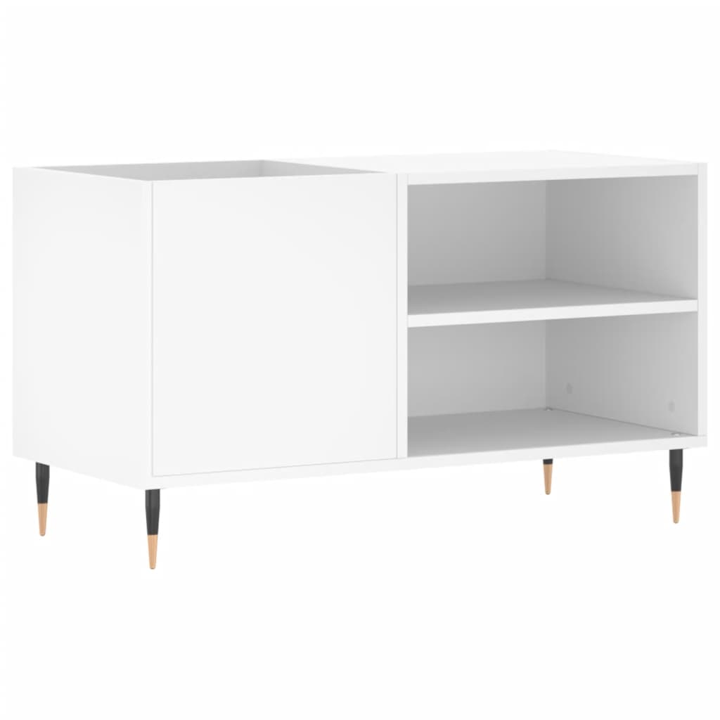 Platenkast 85x38x48 cm bewerkt hout wit Cd- & dvd-kasten | Creëer jouw Trendy Thuis | Gratis bezorgd & Retour | Trendy.nl