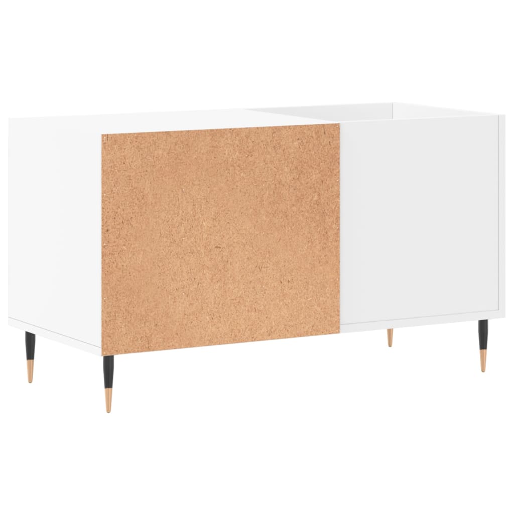 Platenkast 85x38x48 cm bewerkt hout wit Cd- & dvd-kasten | Creëer jouw Trendy Thuis | Gratis bezorgd & Retour | Trendy.nl