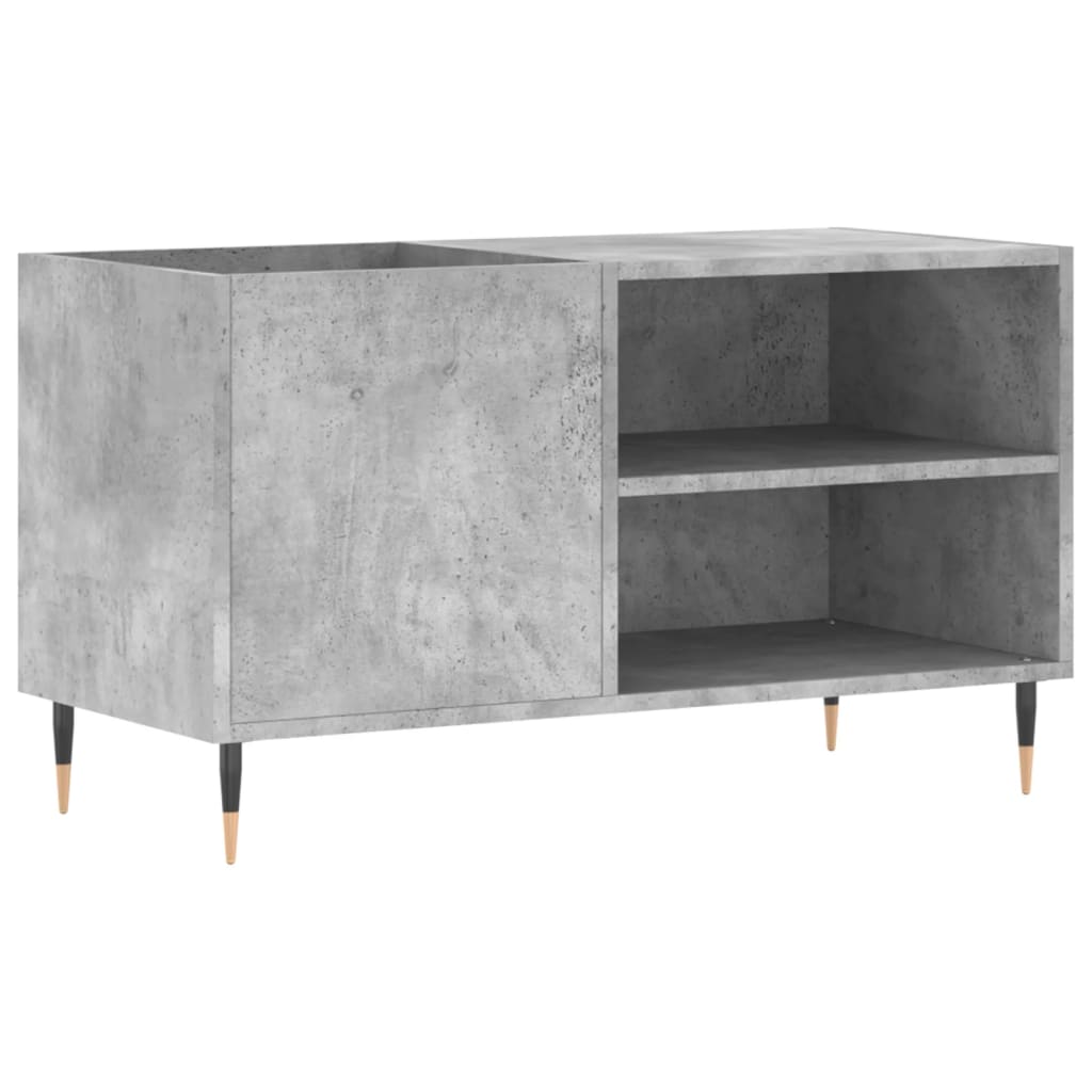 Platenkast 85x38x48 cm bewerkt hout betongrijs Cd- & dvd-kasten | Creëer jouw Trendy Thuis | Gratis bezorgd & Retour | Trendy.nl