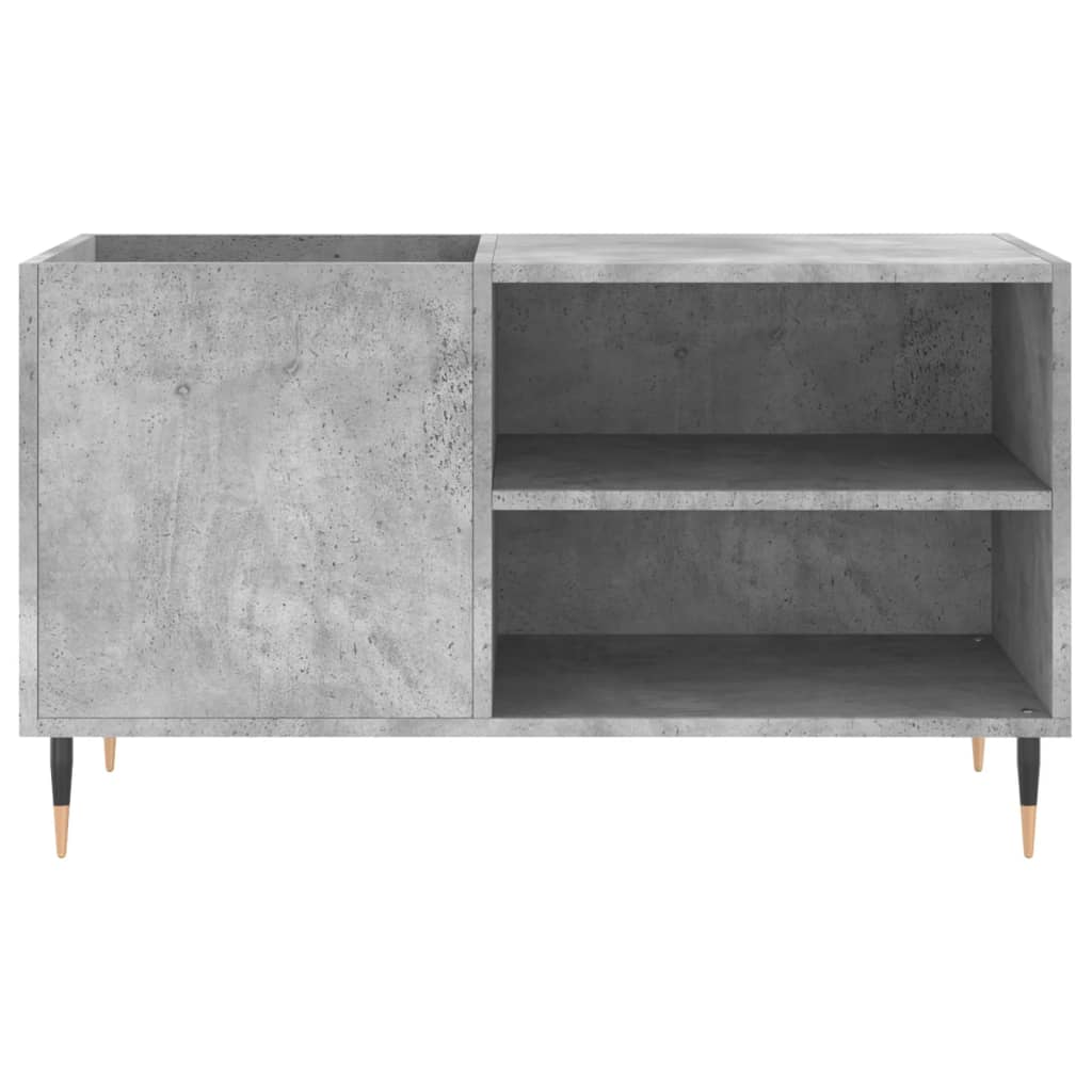 Platenkast 85x38x48 cm bewerkt hout betongrijs Cd- & dvd-kasten | Creëer jouw Trendy Thuis | Gratis bezorgd & Retour | Trendy.nl