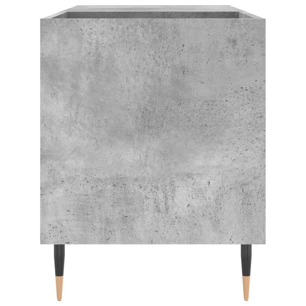 Platenkast 85x38x48 cm bewerkt hout betongrijs Cd- & dvd-kasten | Creëer jouw Trendy Thuis | Gratis bezorgd & Retour | Trendy.nl