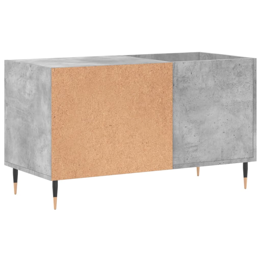 Platenkast 85x38x48 cm bewerkt hout betongrijs Cd- & dvd-kasten | Creëer jouw Trendy Thuis | Gratis bezorgd & Retour | Trendy.nl