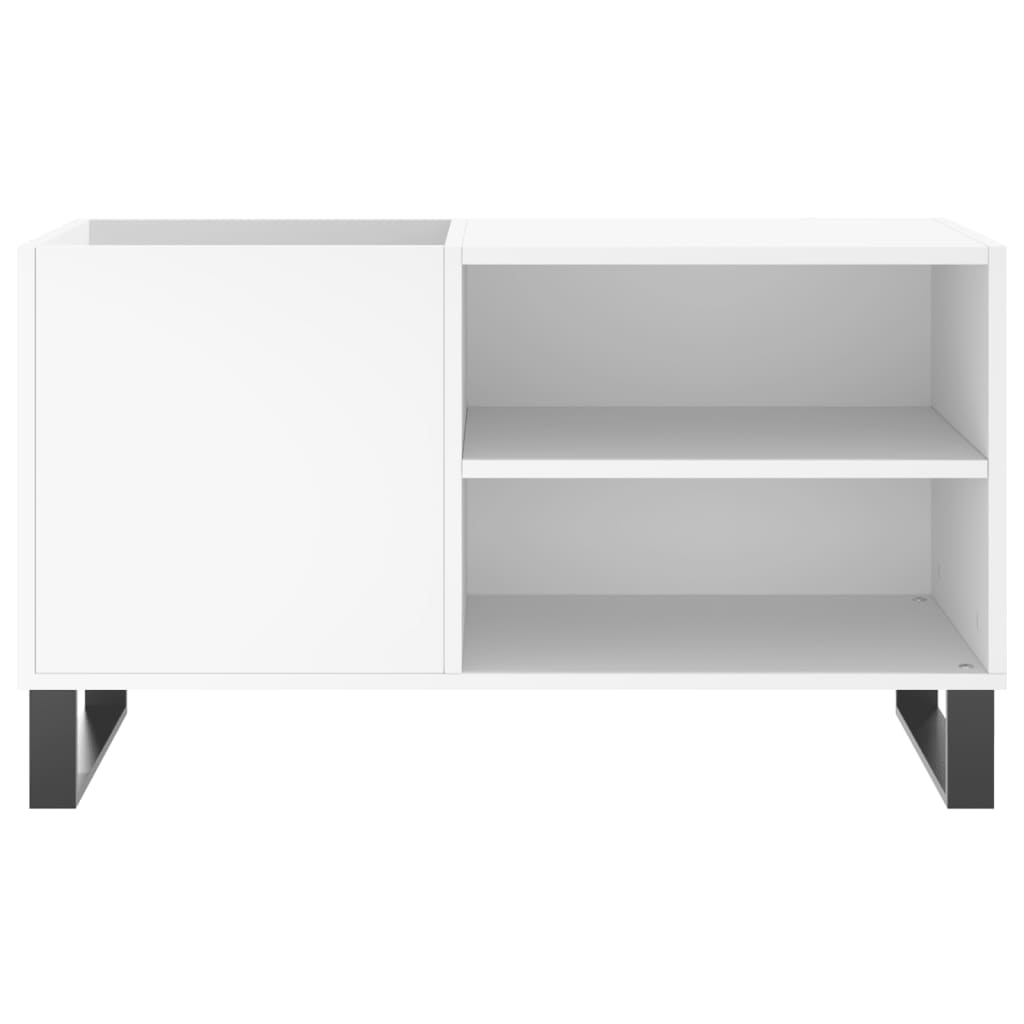 Platenkast 85x38x48 cm bewerkt hout wit Cd- & dvd-kasten | Creëer jouw Trendy Thuis | Gratis bezorgd & Retour | Trendy.nl