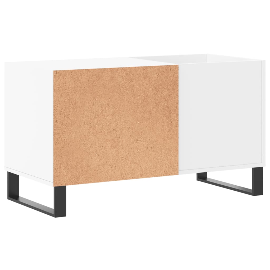 Platenkast 85x38x48 cm bewerkt hout wit Cd- & dvd-kasten | Creëer jouw Trendy Thuis | Gratis bezorgd & Retour | Trendy.nl