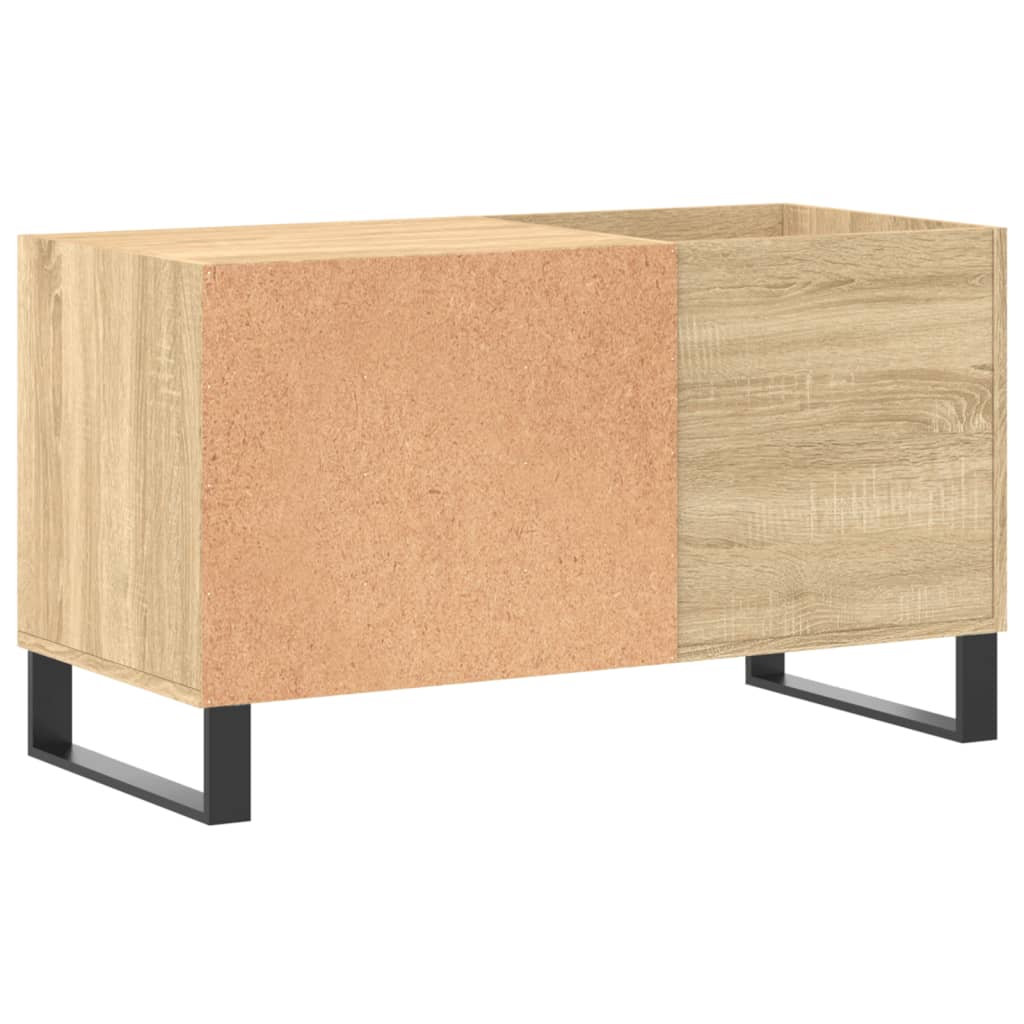 Platenkast 85x38x48 cm bewerkt hout sonoma eikenkleurig Cd- & dvd-kasten | Creëer jouw Trendy Thuis | Gratis bezorgd & Retour | Trendy.nl