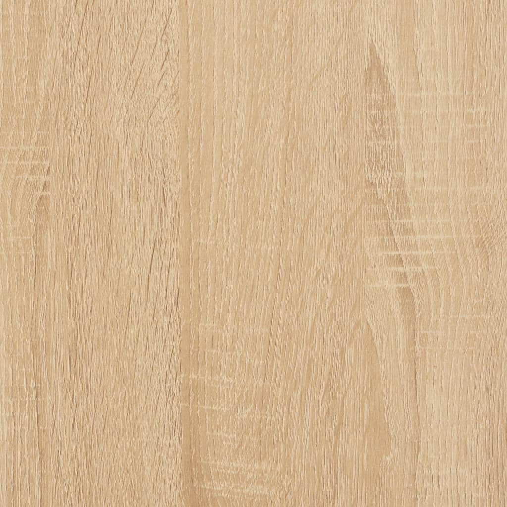 Platenkast 85x38x48 cm bewerkt hout sonoma eikenkleurig Cd- & dvd-kasten | Creëer jouw Trendy Thuis | Gratis bezorgd & Retour | Trendy.nl