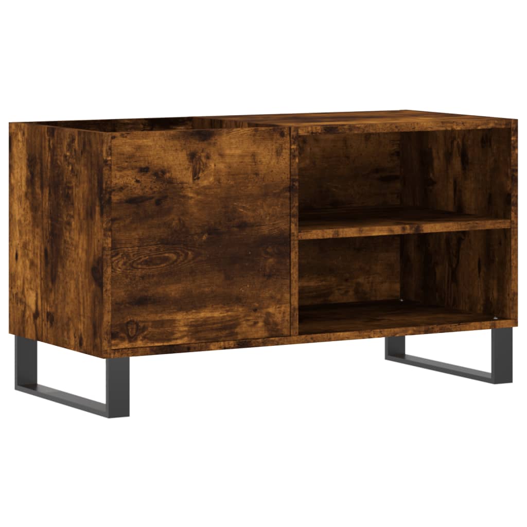 Platenkast 85x38x48 cm bewerkt hout gerookt eikenkleurig Cd- & dvd-kasten | Creëer jouw Trendy Thuis | Gratis bezorgd & Retour | Trendy.nl