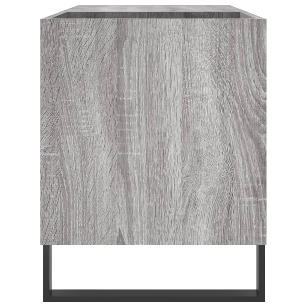 Platenkast 85x38x48 cm bewerkt hout grijs sonoma eikenkleurig Cd- & dvd-kasten | Creëer jouw Trendy Thuis | Gratis bezorgd & Retour | Trendy.nl