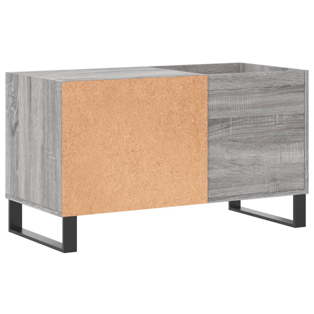 Platenkast 85x38x48 cm bewerkt hout grijs sonoma eikenkleurig Cd- & dvd-kasten | Creëer jouw Trendy Thuis | Gratis bezorgd & Retour | Trendy.nl