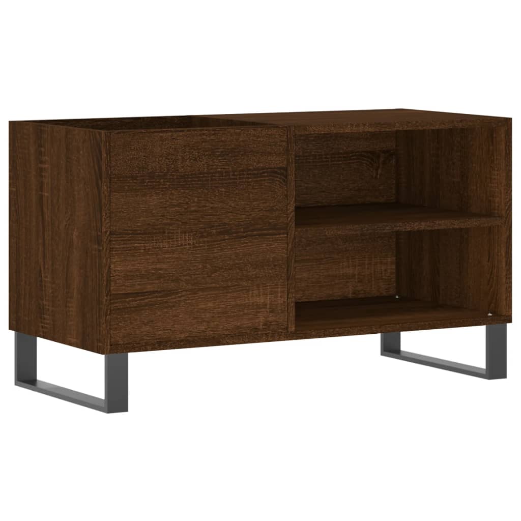 Platenkast 85x38x48 cm bewerkt hout bruin eikenkleur Cd- & dvd-kasten | Creëer jouw Trendy Thuis | Gratis bezorgd & Retour | Trendy.nl